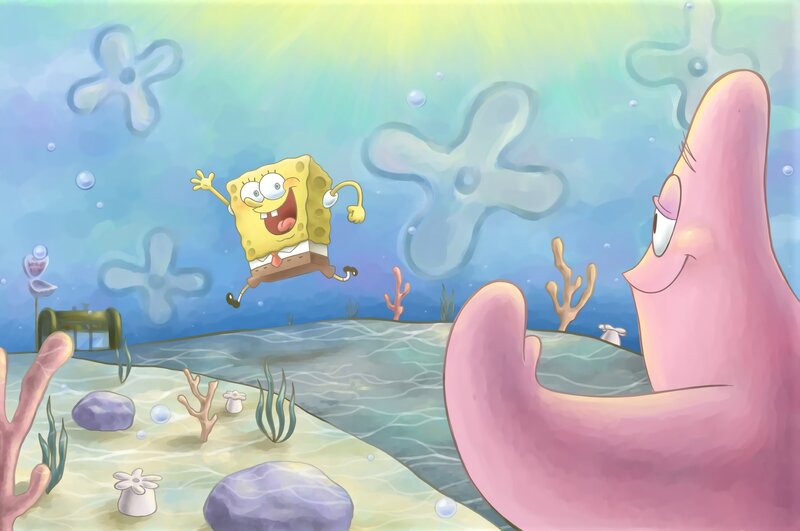 Spongebob Squarepants Jumping
