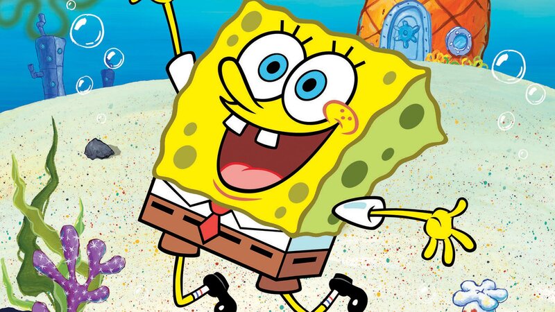 Spongebob Squarepants — Yellow, Happy, Cartoon, Bubble
