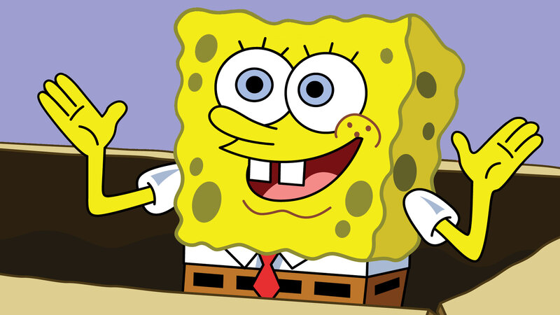 Spongebob Squarepants — Yellow, Happy, Cartoon, Shirt