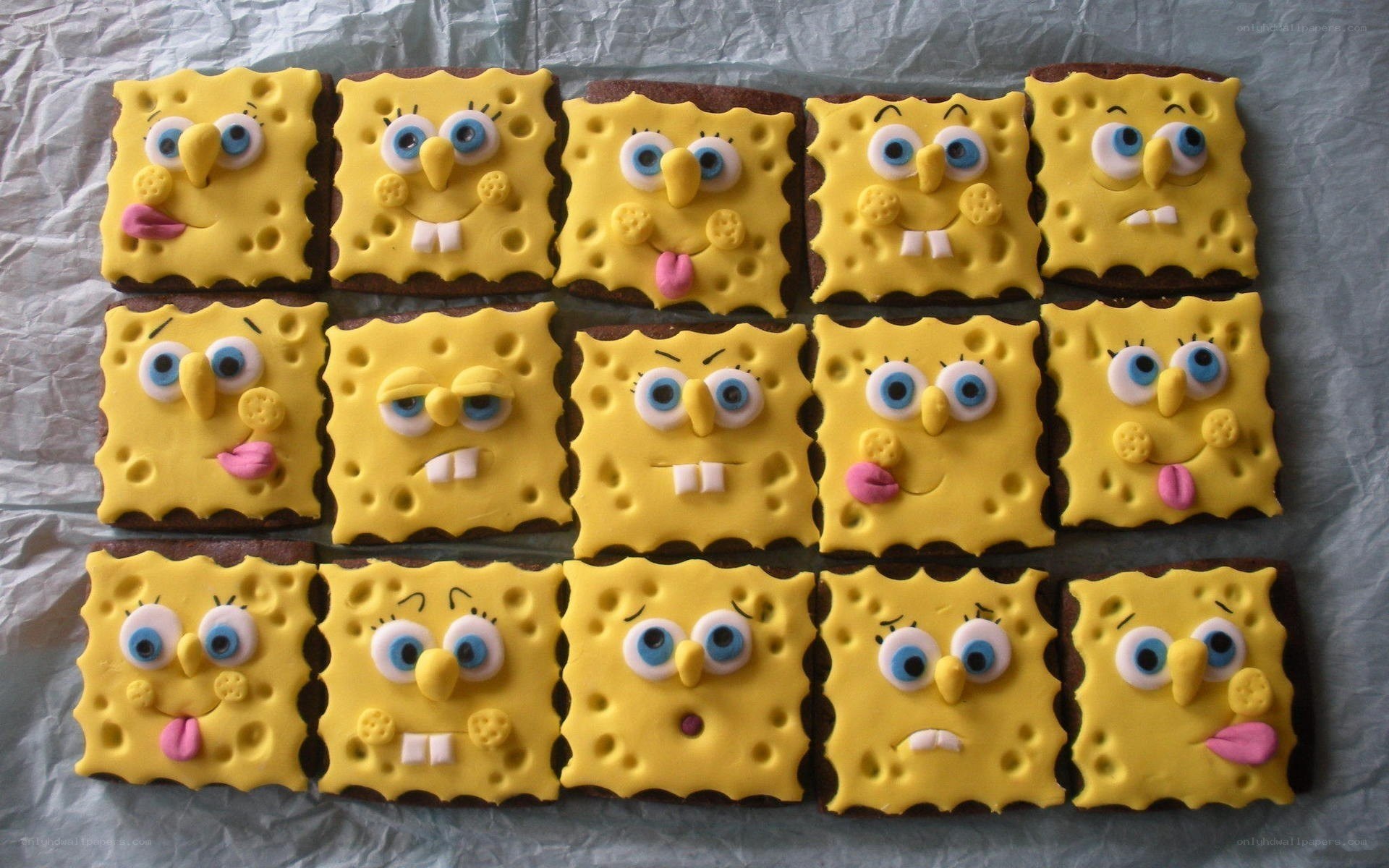 SpongeBob-themed cookies