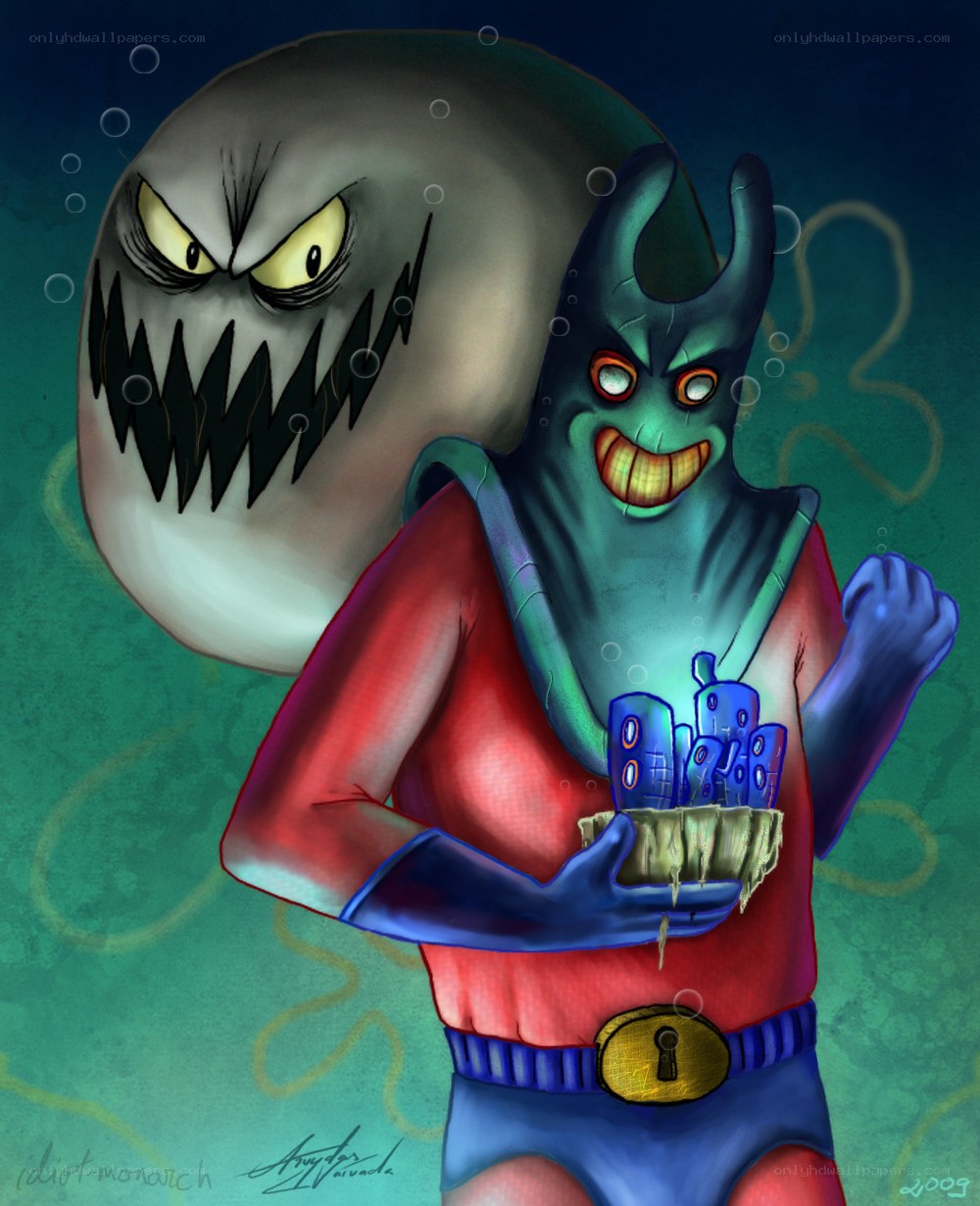 SpongeBob villain art