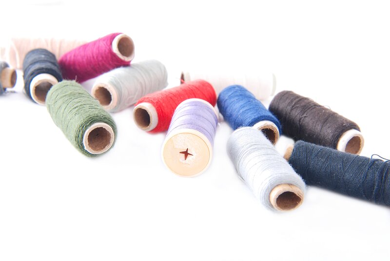 Spools of Thread — White