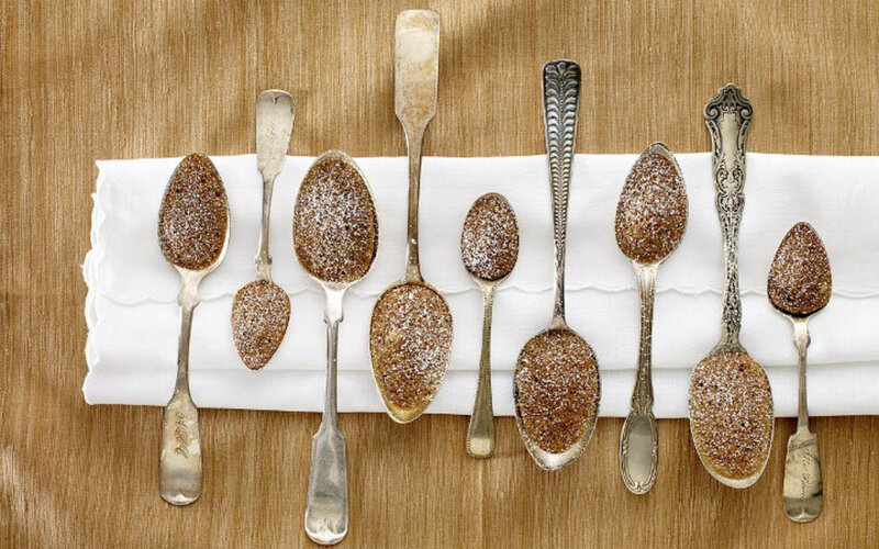 Spoons with Brown Sugar