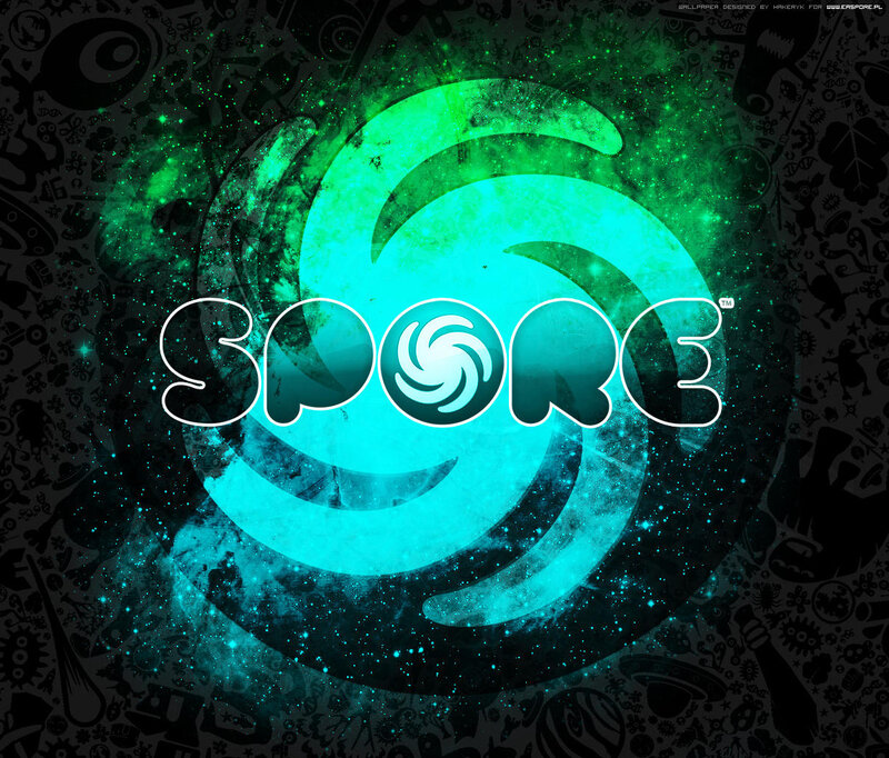Spore game logo wallpaper