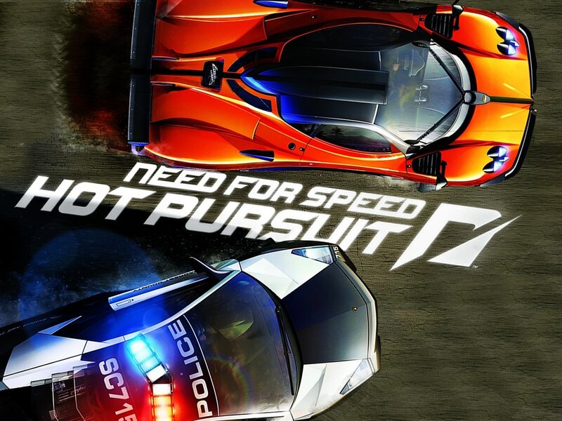 Sports Car and Police Car — Orange