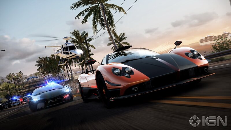 Sports Car Chase — Orange