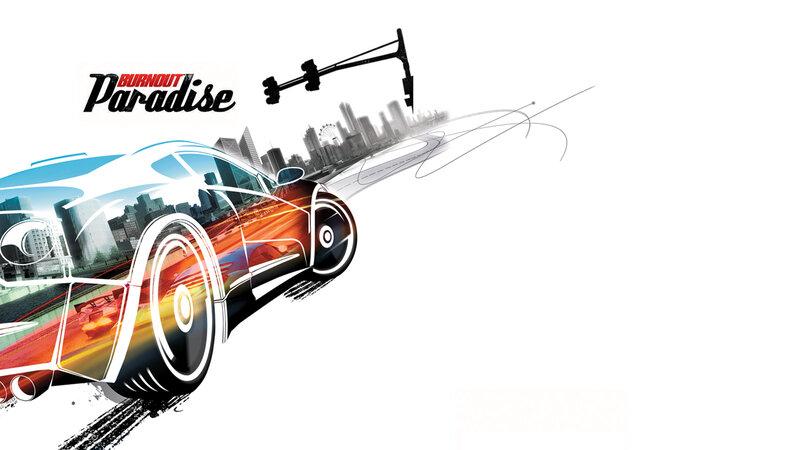 Sports Car in Motion — White, Dynamic, Digital Art, City Skyline, Camera Rig