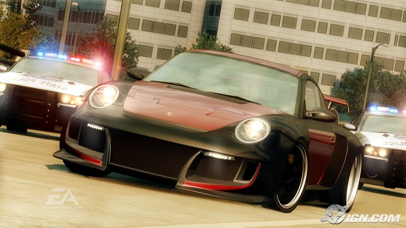 Sports Car in Pursuit