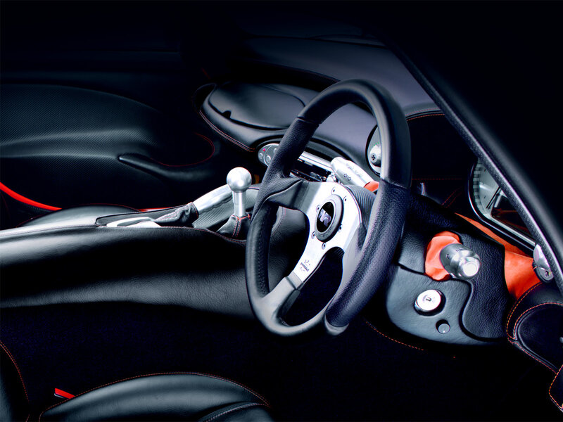 sports car interior cockpit