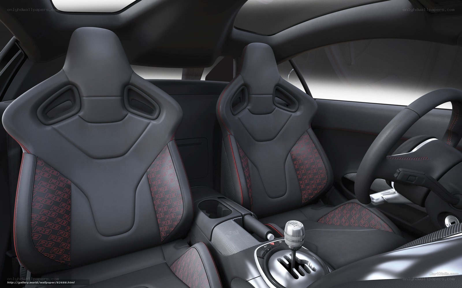 sports car interior