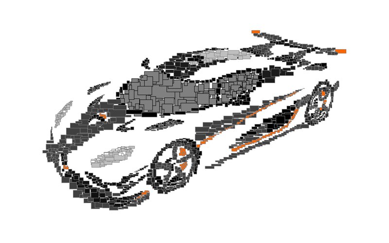 Sports Car Mosaic