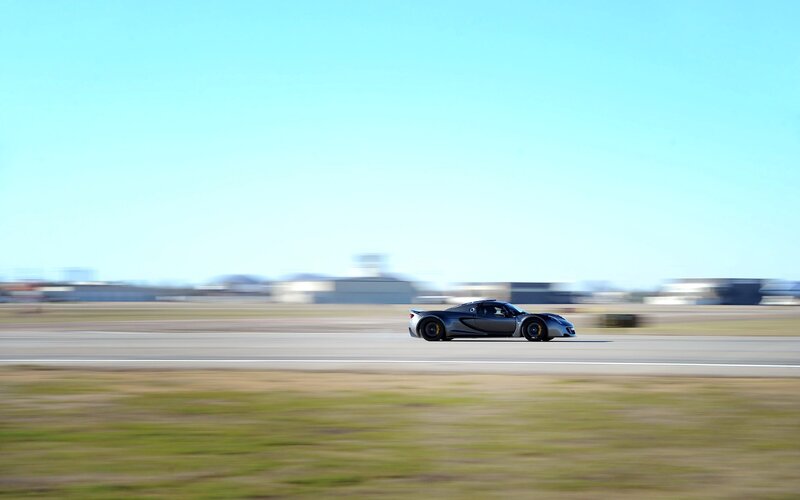 sports car on a runway