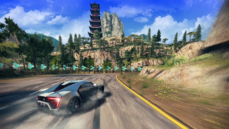 Sports Car on Road