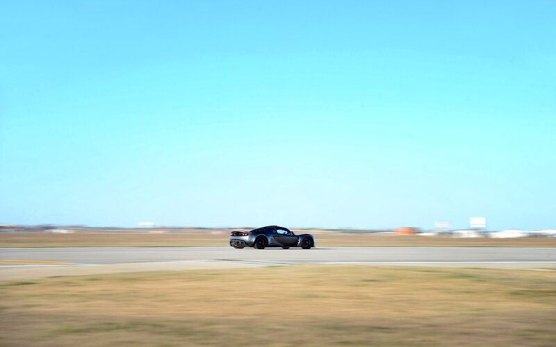 sports car on runway