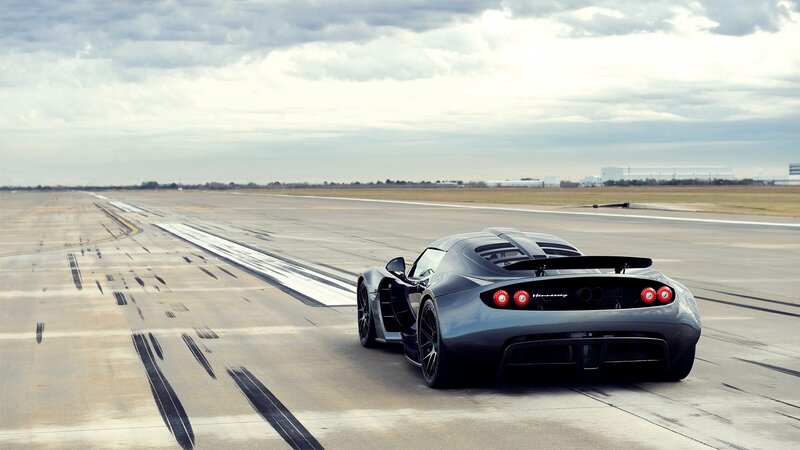 sports car on runway