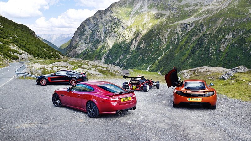 Sports Cars in Mountains