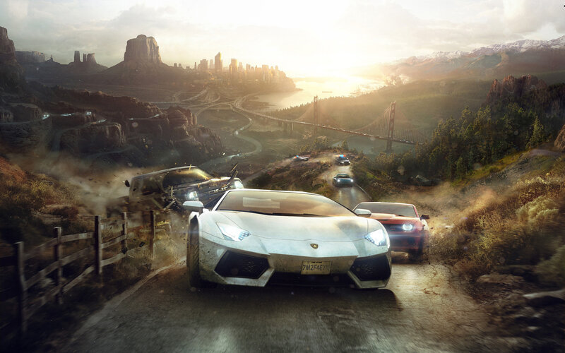 Sports Cars in Pursuit — Brown