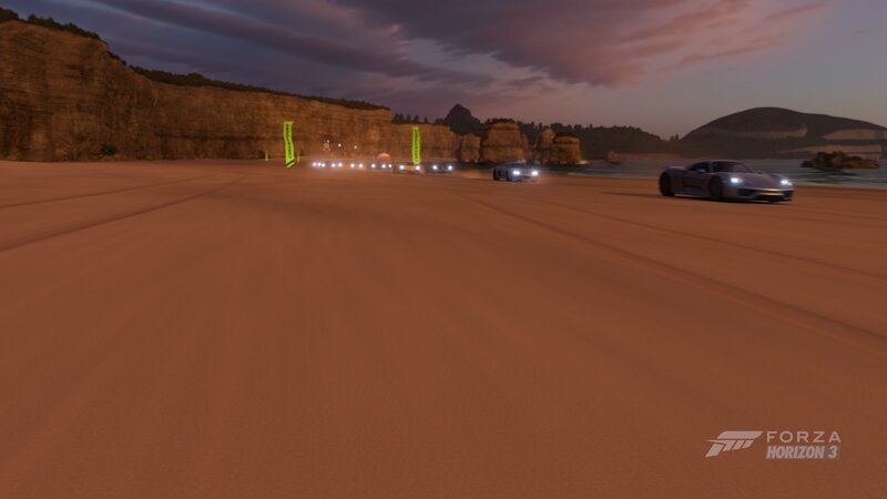 Sports Cars on Beach