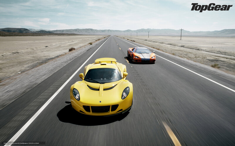 sports cars on desert road