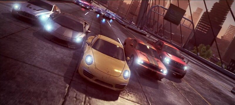 Sports Cars on Highway