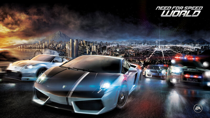 Sports Cars Racing — Black, Dramatic