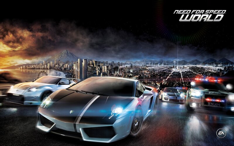 Sports Cars Racing — Cityscape