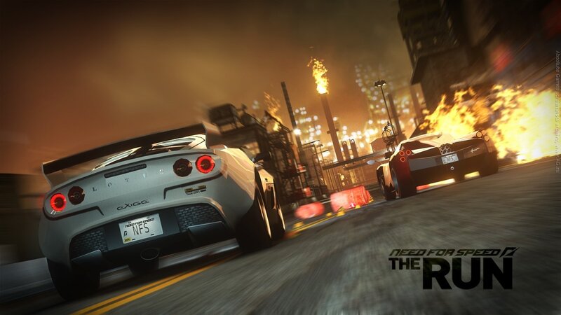 Sports Cars Racing — Orange, Chaotic, Dramatic