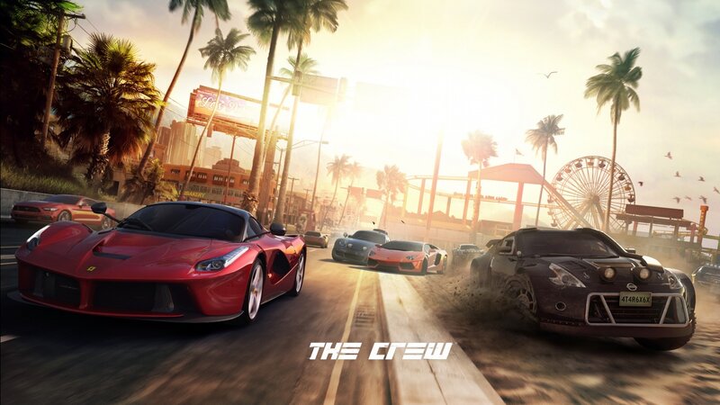 Sports Cars Racing — Red, Dynamic