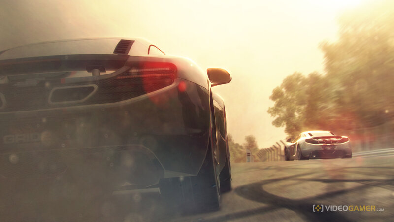 Sports Cars Racing — Yellow, Dynamic