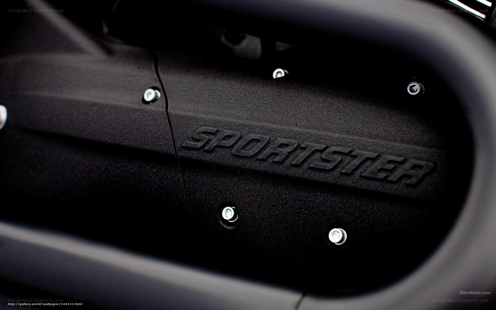 Sportster engine cover detail