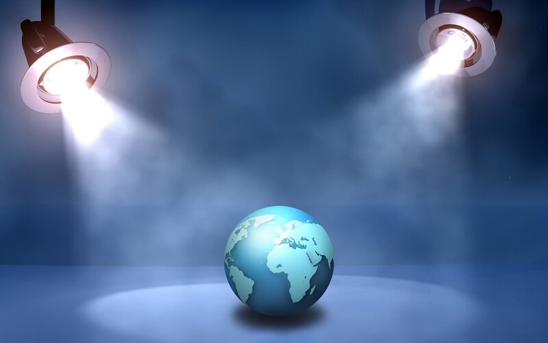 Spotlight on Earth