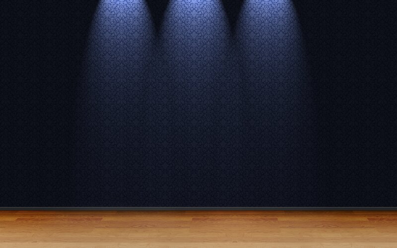 Spotlit Patterned Wall