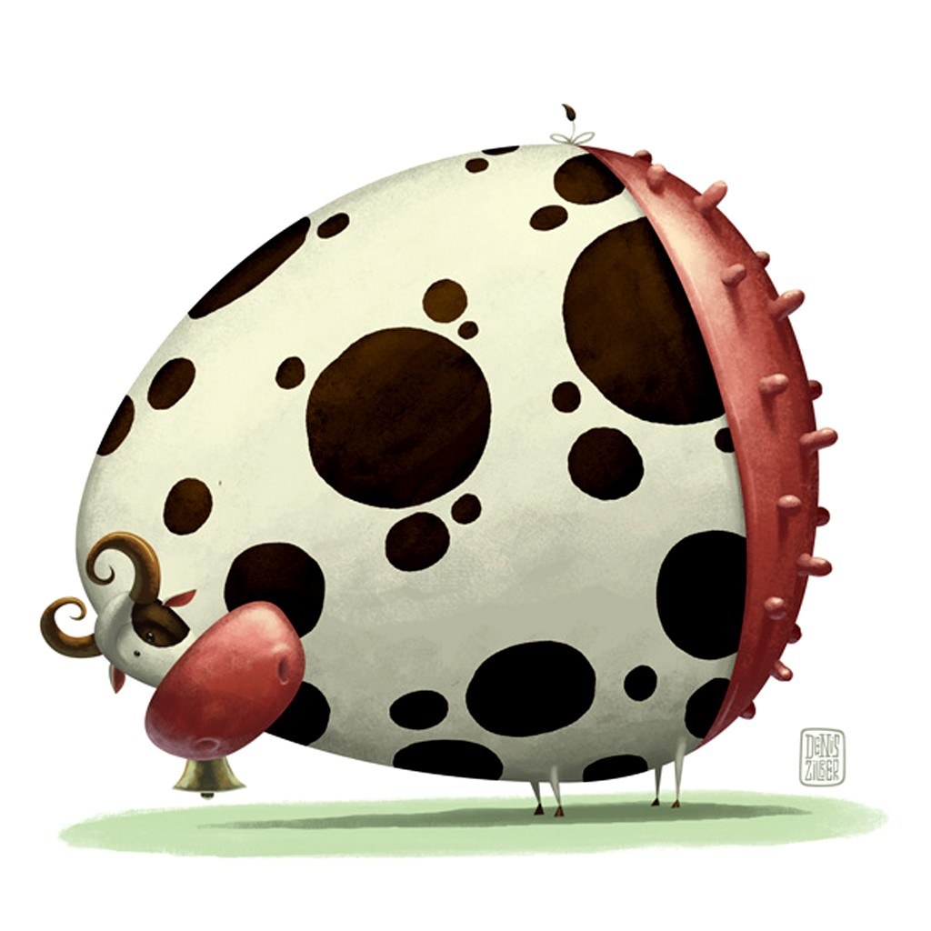 spotted cow creature