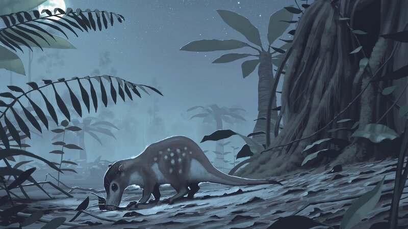 Spotted Marsupial in Jungle