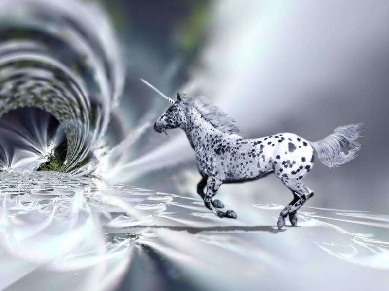 Spotted Unicorn Running