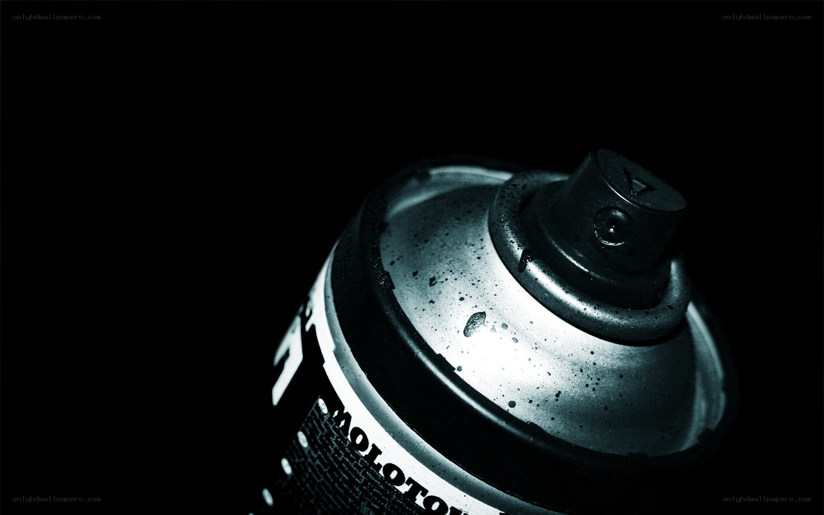 spray paint can close-up