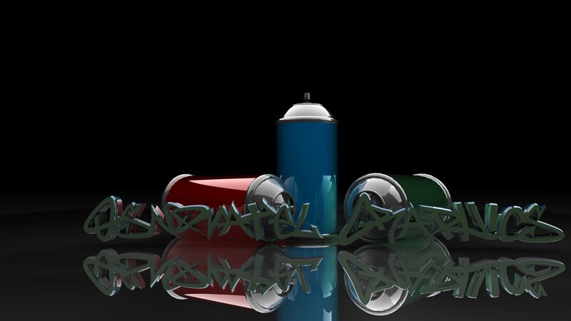Spray Paint Cans and Graffiti