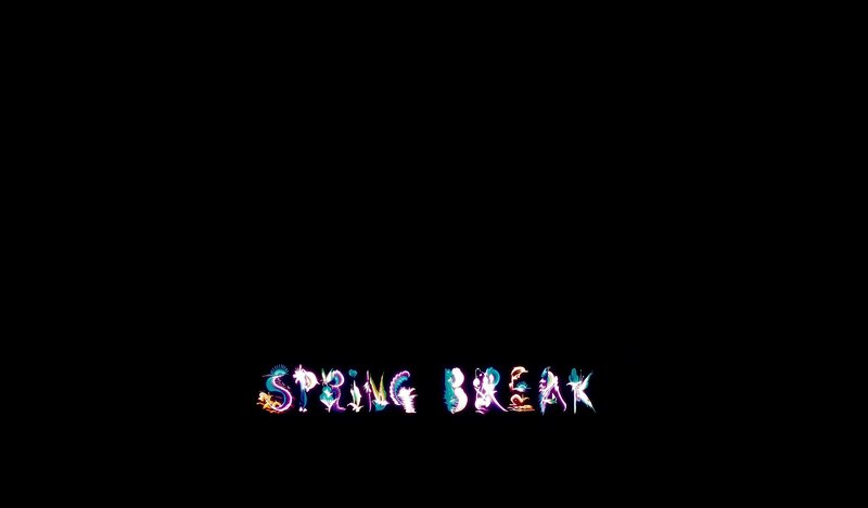 Spring Break text animation