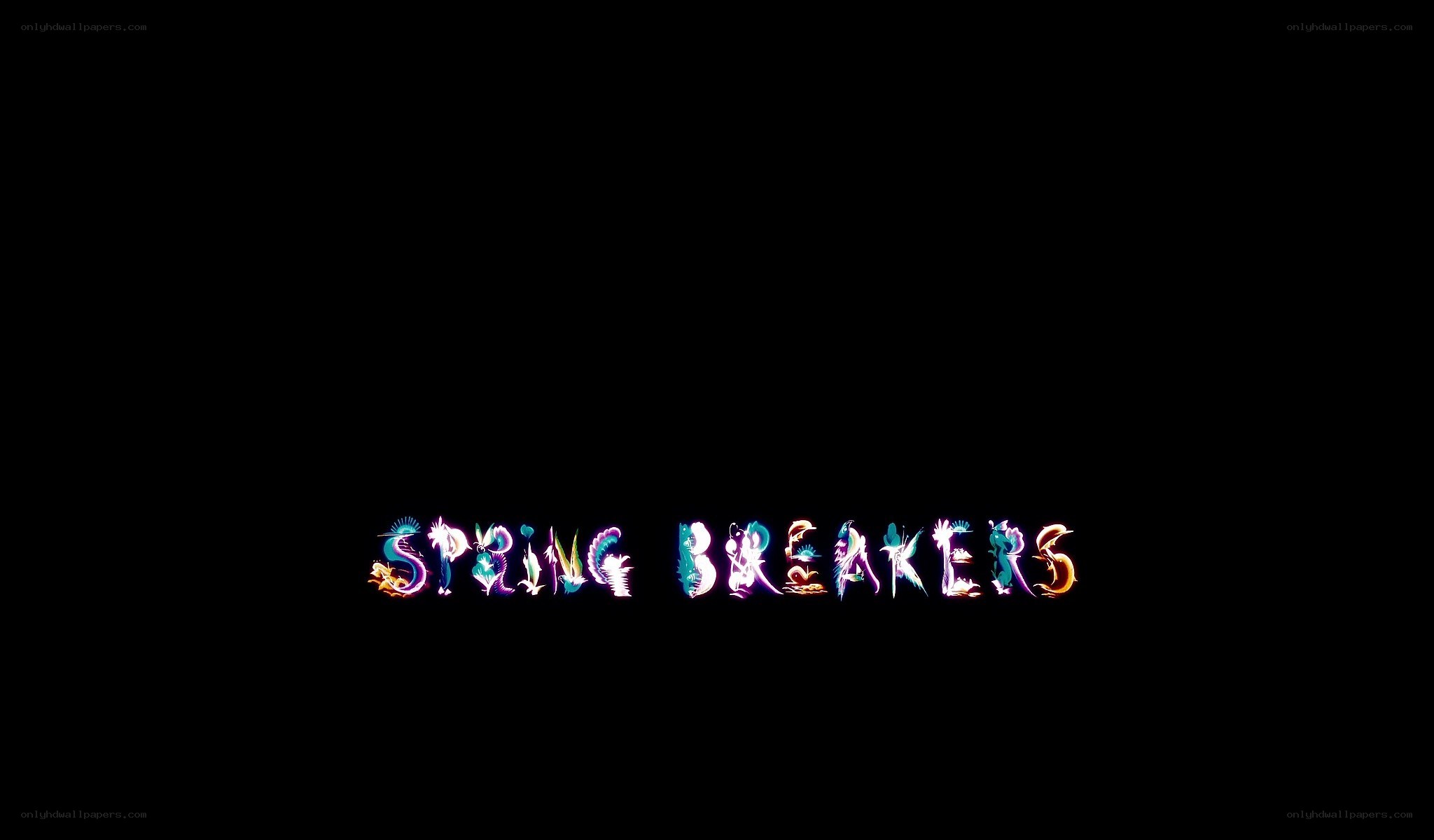 Spring Breakers title card