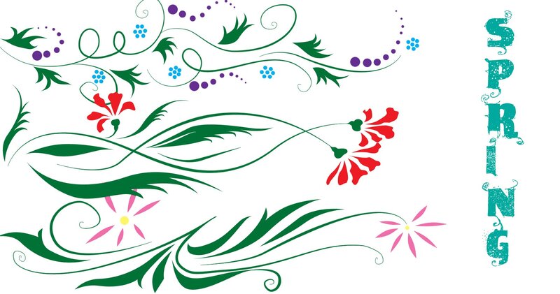 spring floral design