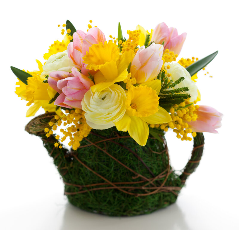 Spring Flower Bouquet — Yellow
