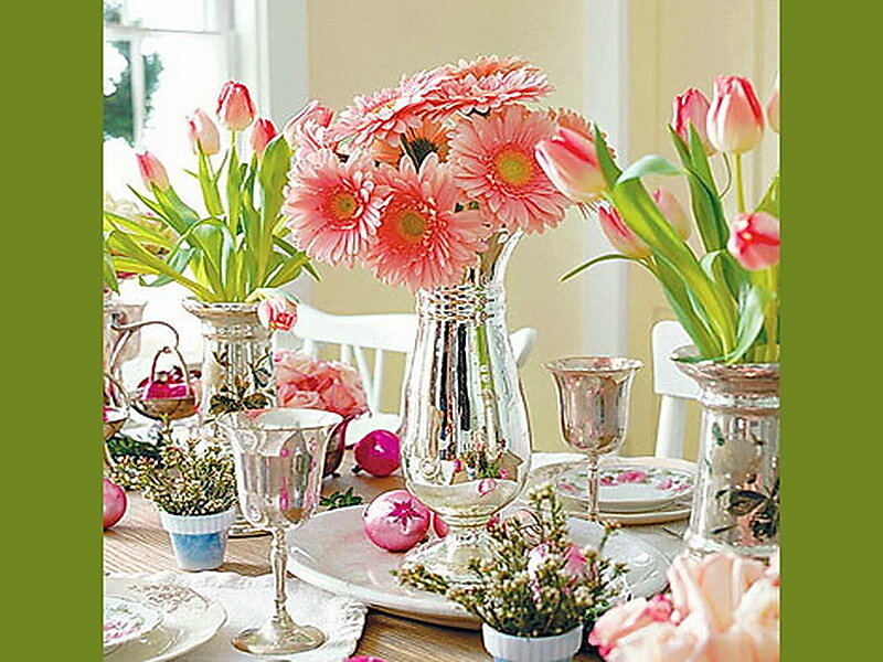 Spring Flower Centerpiece