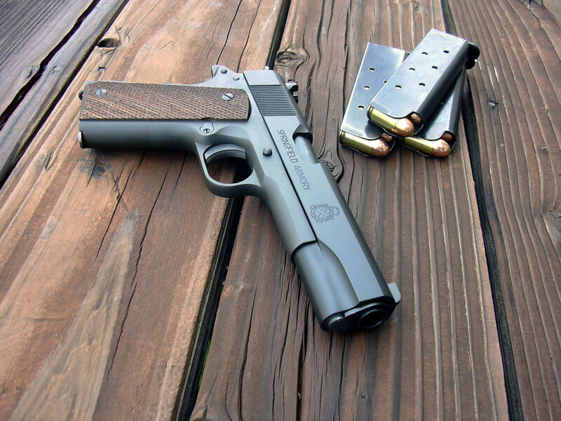 Springfield Armory Pistol — Brown