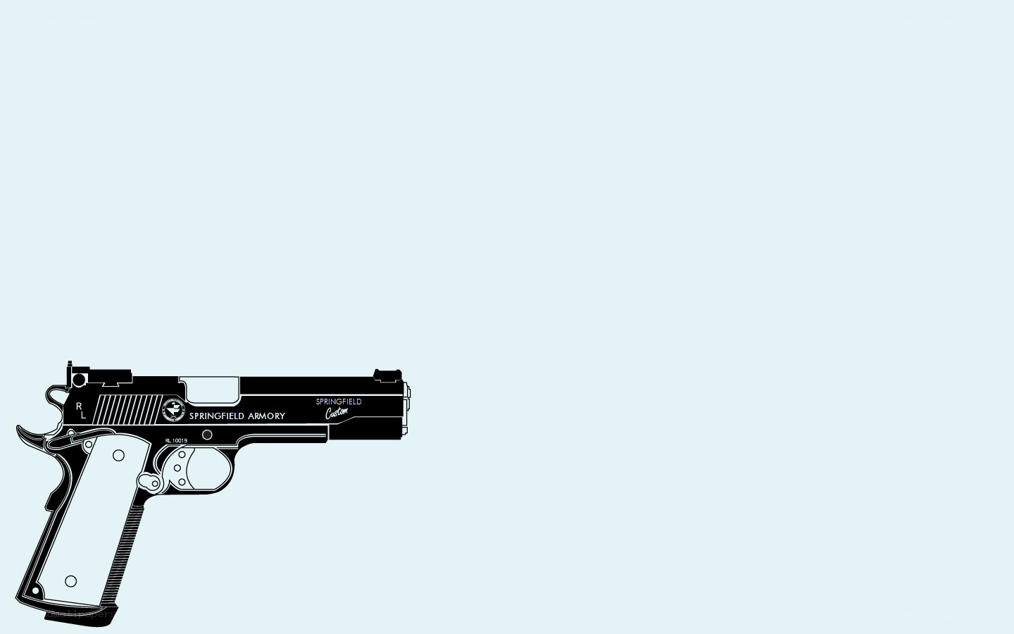 Springfield Armory pistol illustration