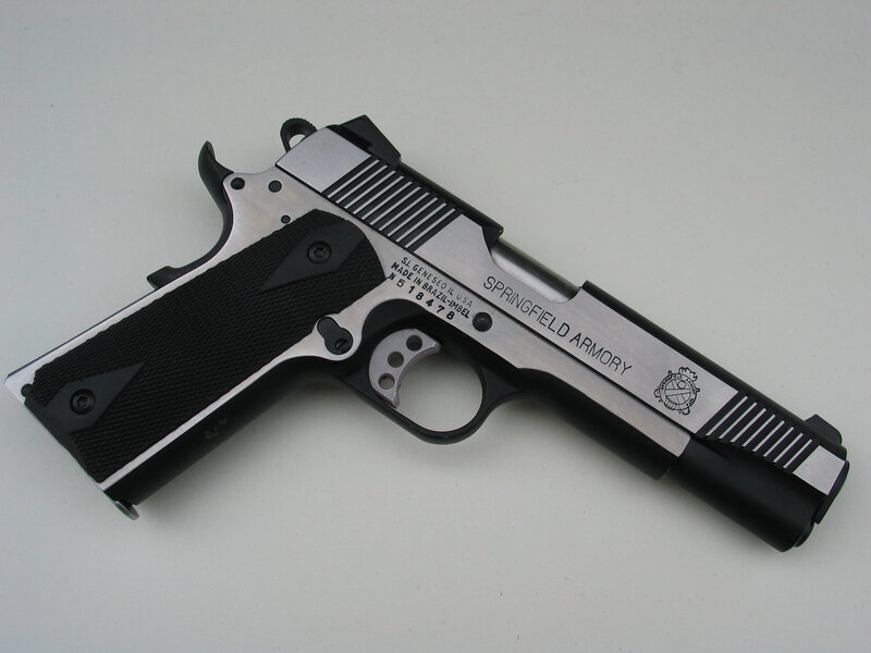 Springfield Armory Pistol — Silver