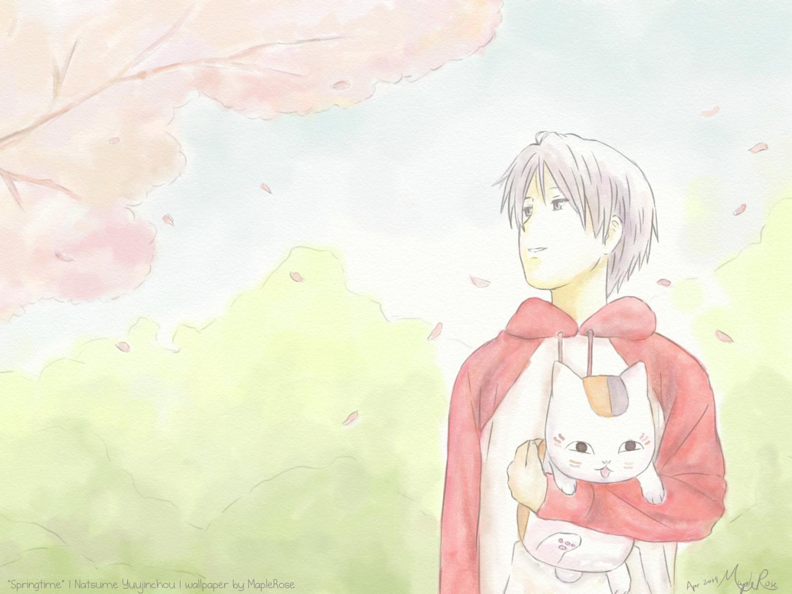 Springtime with a cat