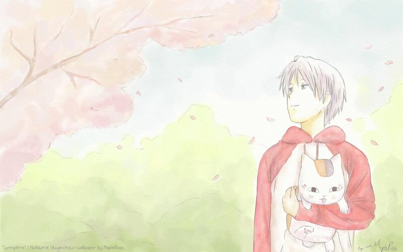 Springtime with a cat