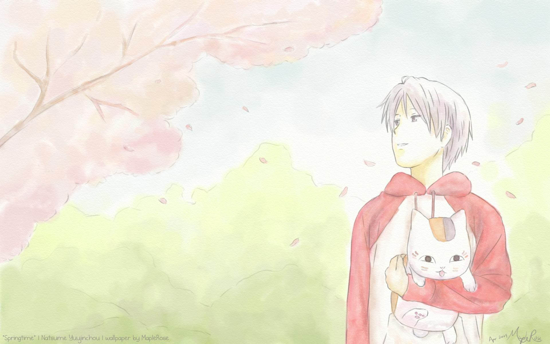 Springtime with a cat
