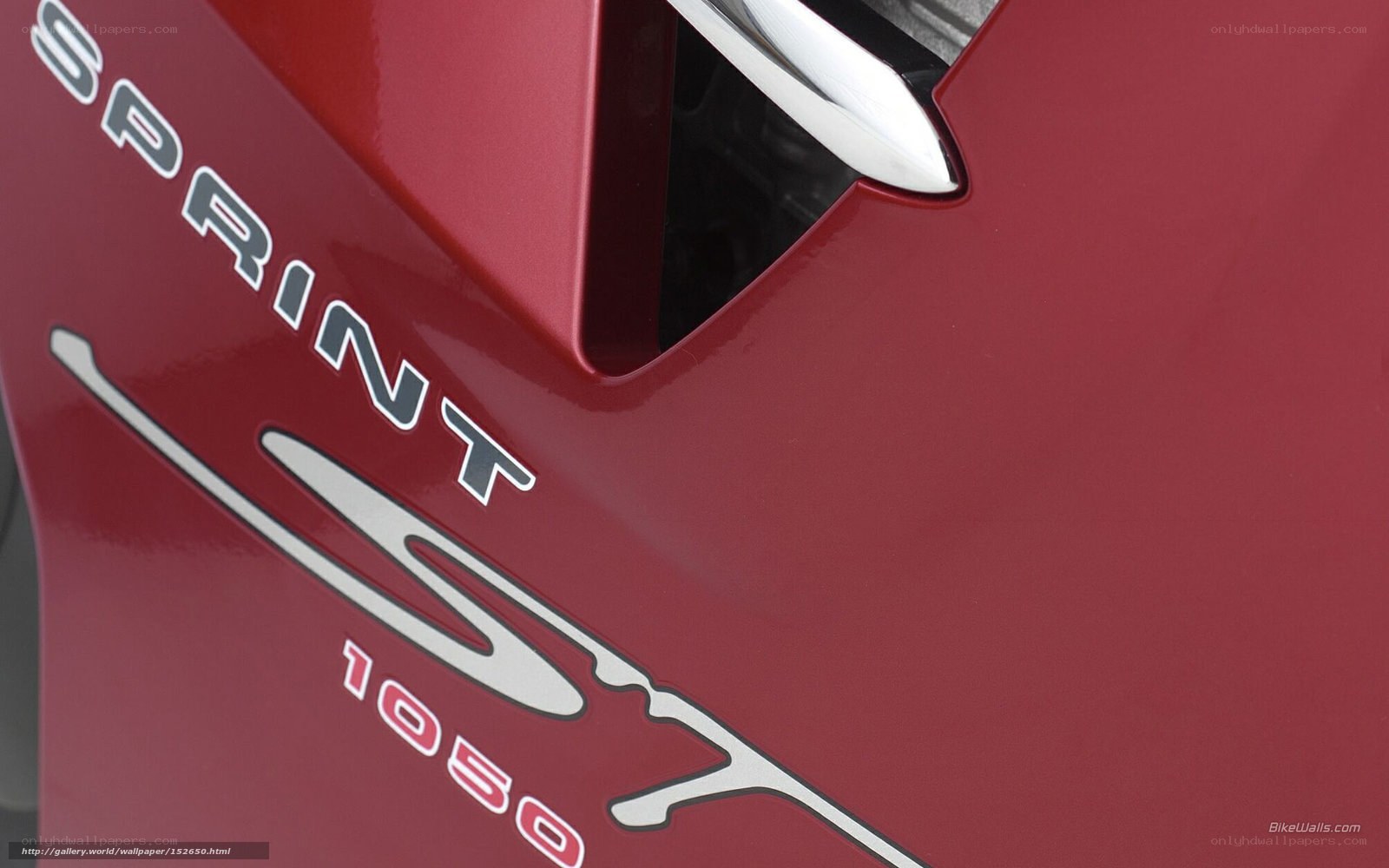 Sprint 1050 motorcycle branding