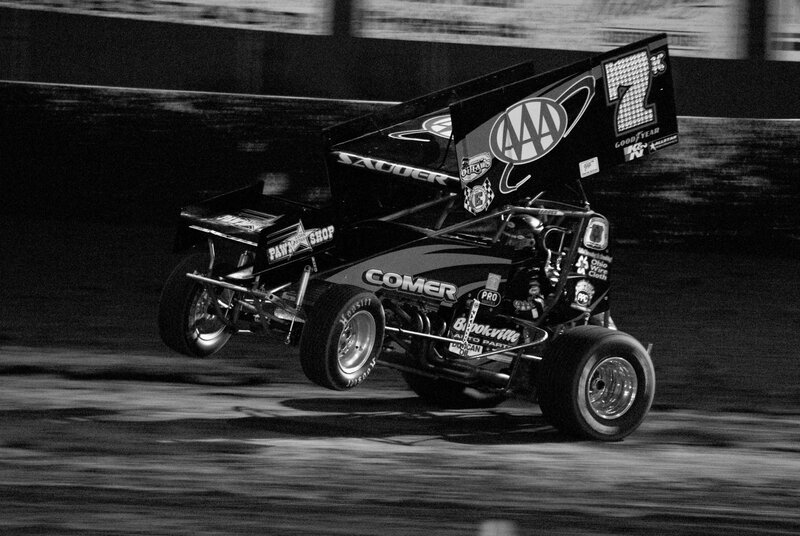 Sprint Car on Track